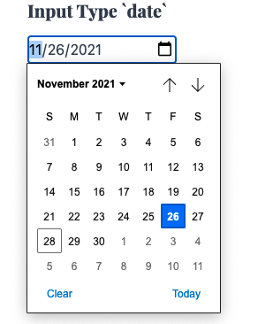 html-input-type-date 