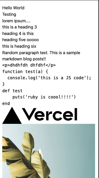 Markdown-Blog-Post-Page-React-Markdown 322*575